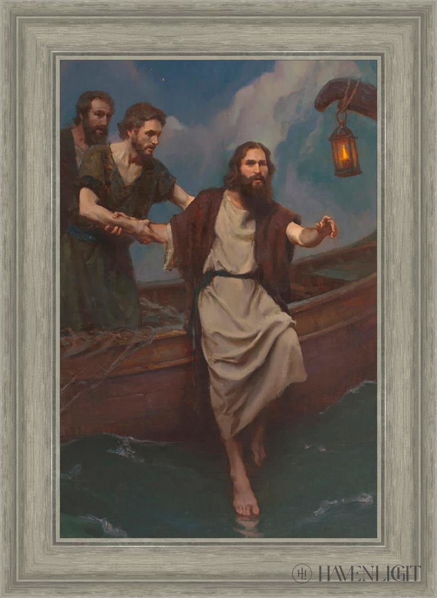 Step Of Faith Open Edition Canvas / 16 X 24 Gray 21 3/4 29 Art