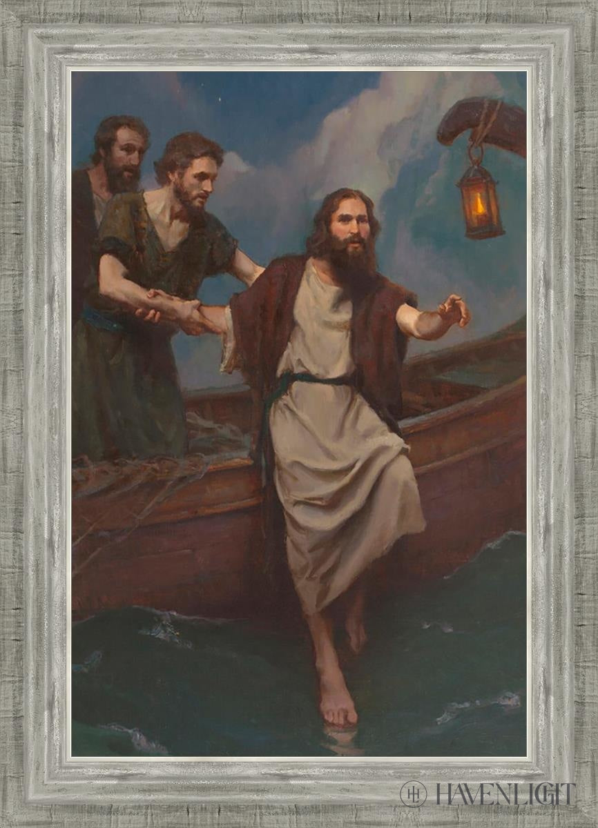 Step Of Faith Open Edition Canvas / 16 X 24 Silver 20 3/4 28 Art