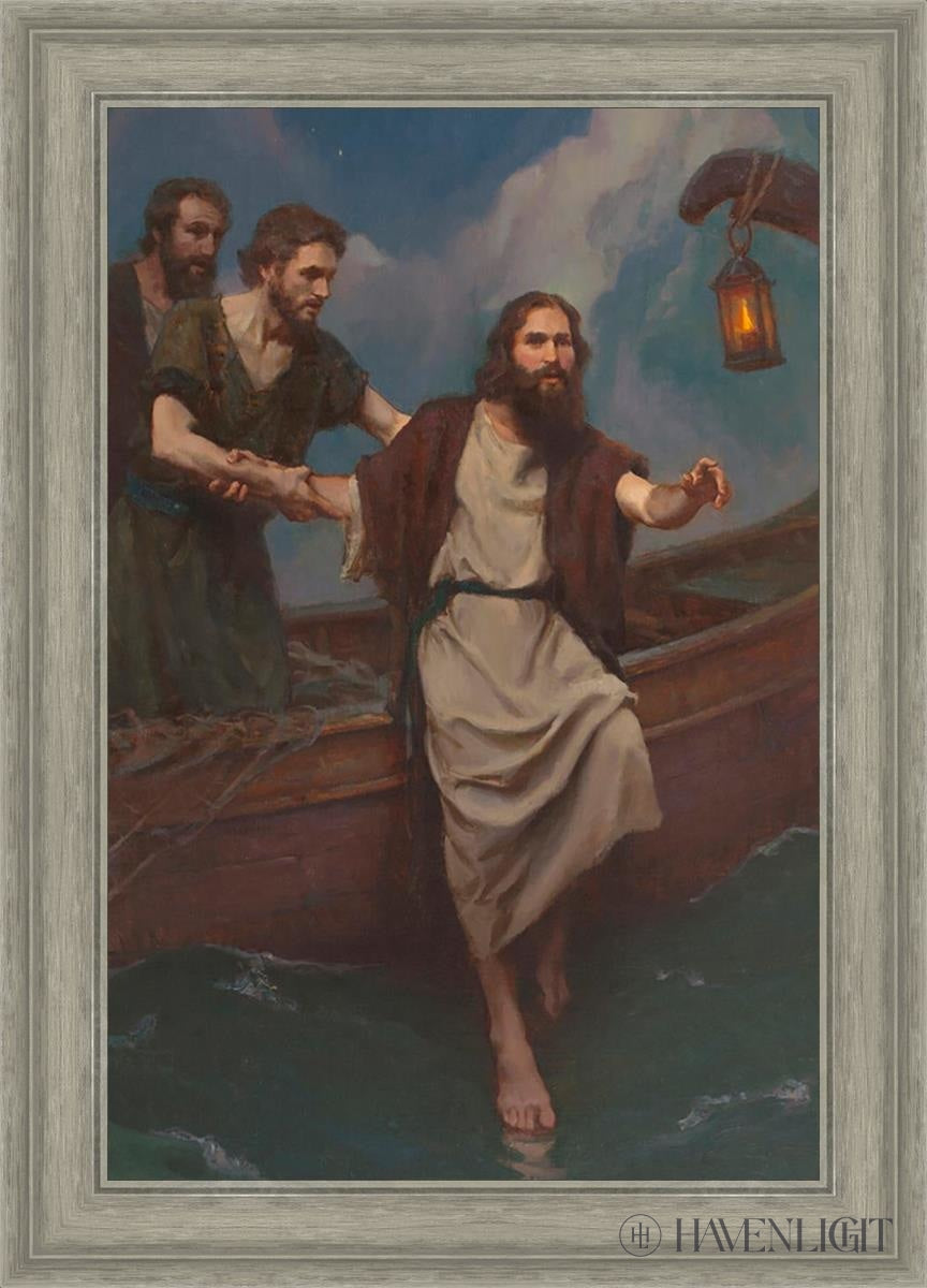 Step Of Faith Open Edition Canvas / 20 X 30 Gray 25 3/4 35 Art