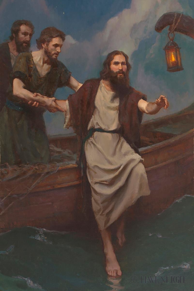 Step Of Faith Open Edition Canvas / 20 X 30 Rolled In Tube Art