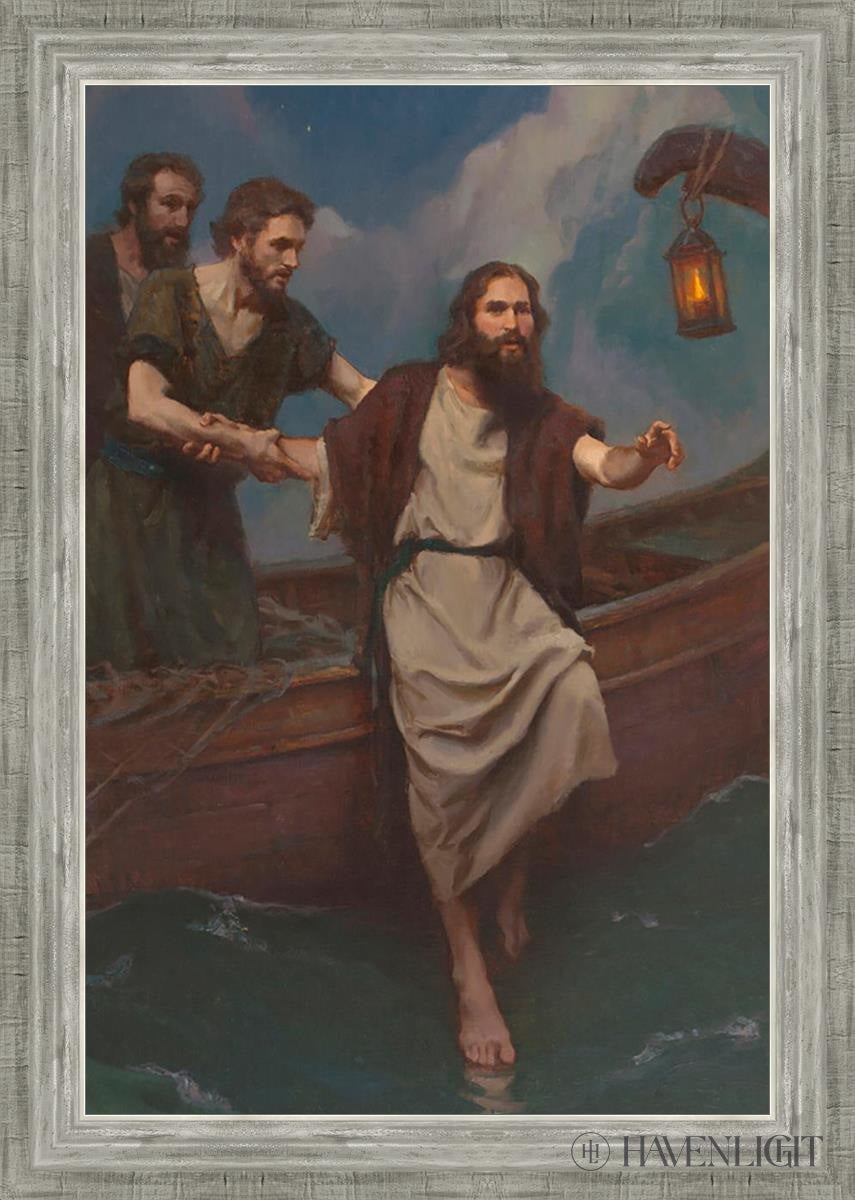 Step Of Faith Open Edition Canvas / 20 X 30 Silver 24 3/4 34 Art