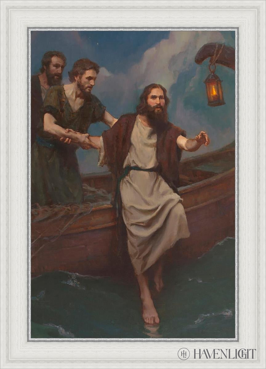 Step Of Faith Open Edition Canvas / 20 X 30 White 25 3/4 35 Art