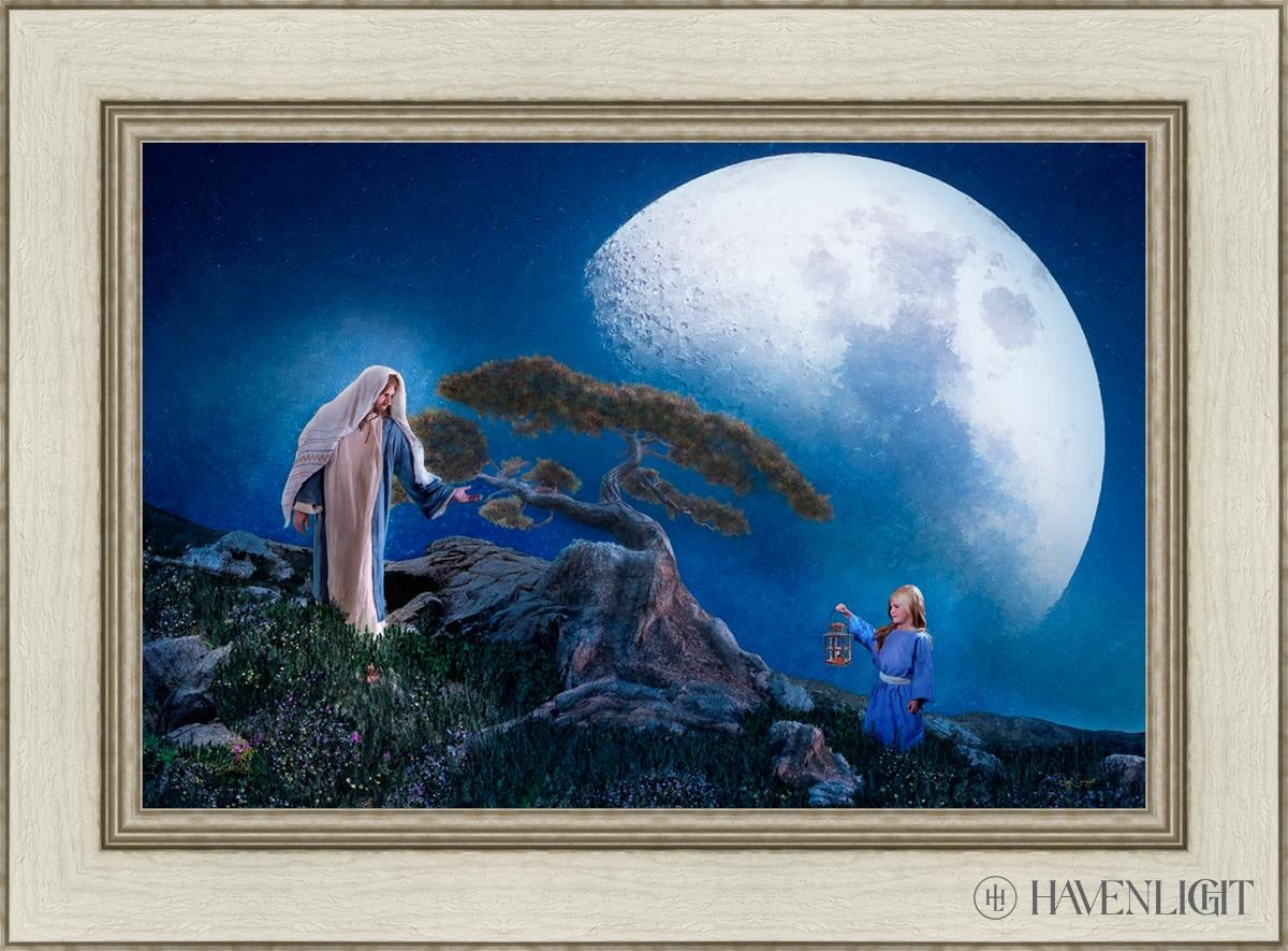 Teach Me To Walk In The Light Open Edition Canvas / 24 X 16 Ivory 30 1/2 22 Art