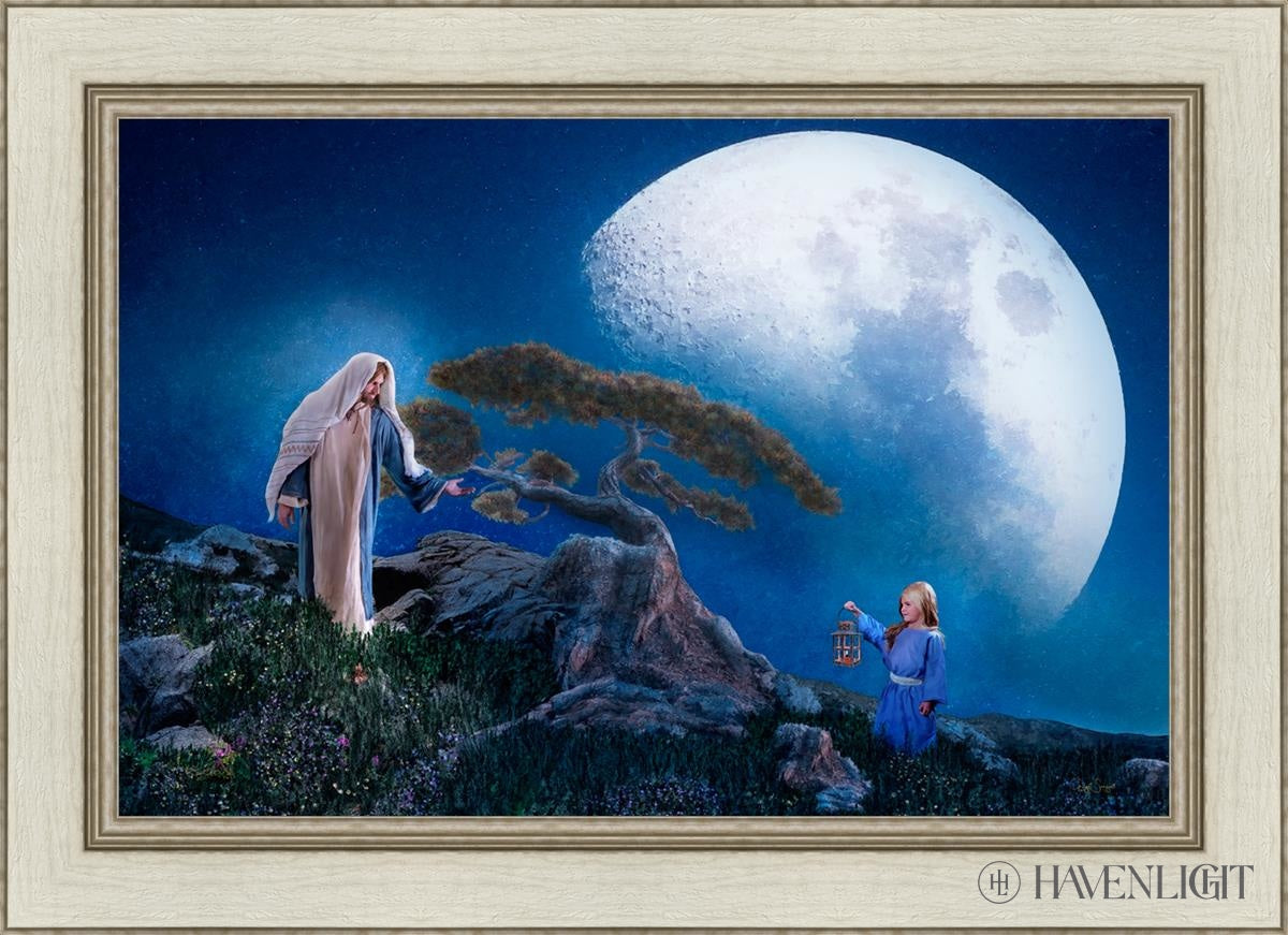 Teach Me To Walk In The Light Open Edition Canvas / 30 X 20 Ivory 36 1/2 26 Art