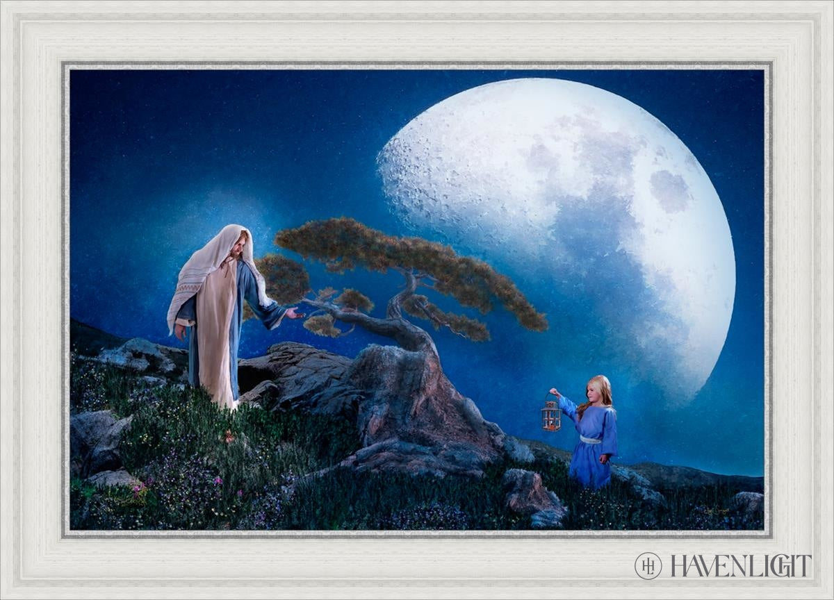 Teach Me To Walk In The Light Open Edition Canvas / 30 X 20 White 35 3/4 25 Art