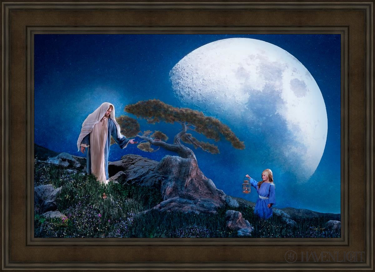 Teach Me To Walk In The Light Open Edition Canvas / 36 X 24 Brown 43 3/4 31 Art