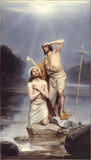 The Baptism Of Christ Open Edition Canvas / 12 X 21 Rolled In Tube Art