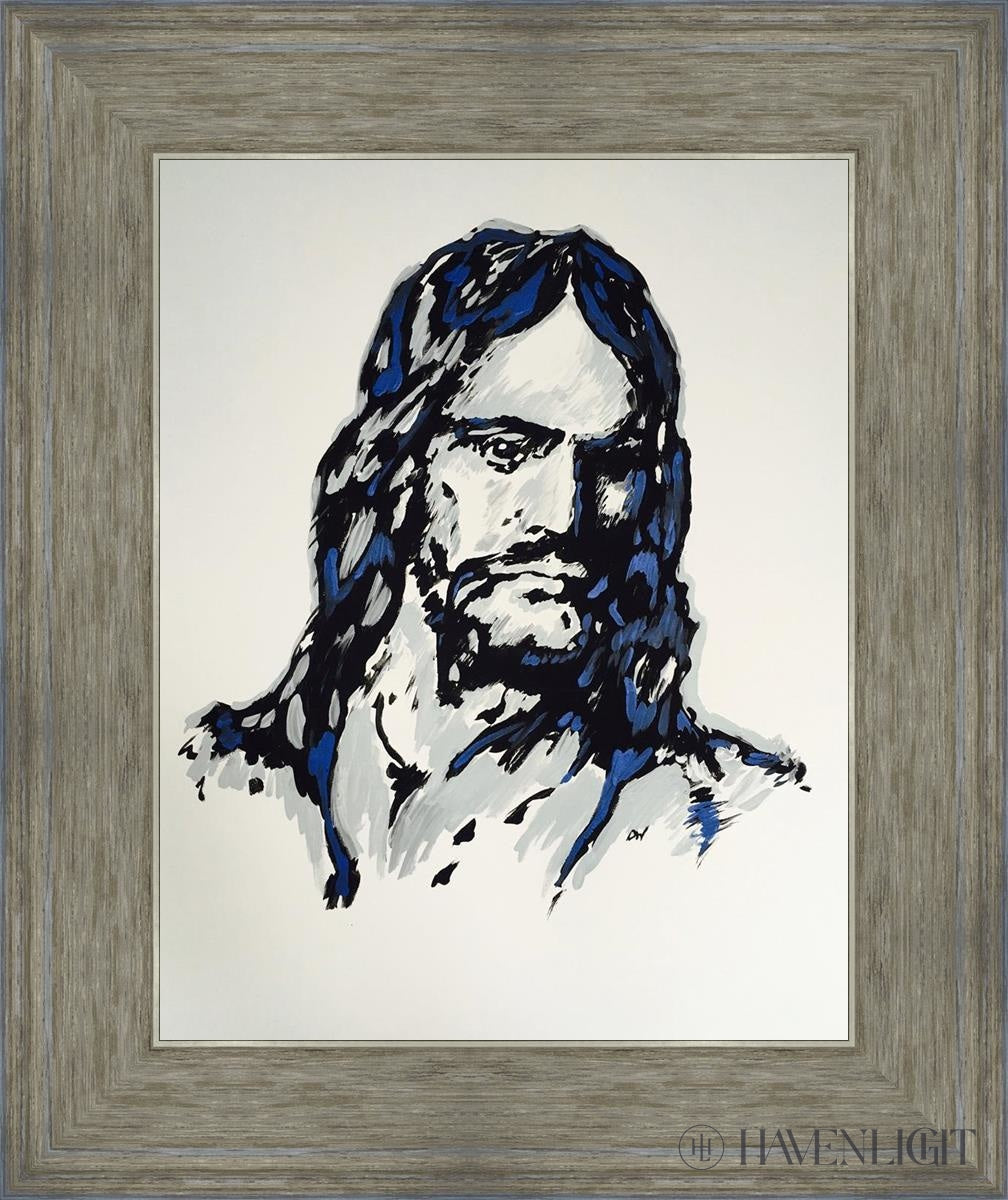 The Christ Open Edition Print / 11 X 14 Gray 15 3/4 18 Art