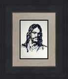 The Christ Open Edition Print / 5 X 7 Black 12 3/4 14 Art