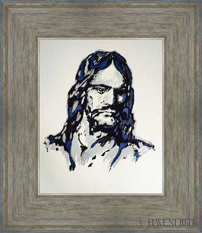 The Christ Open Edition Print / 8 X 10 Gray 12 3/4 14 Art