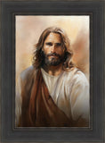 The Compassionate Christ Open Edition Canvas / 16 X 24 Black 22 1/2 30 Art