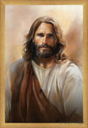 The Compassionate Christ Open Edition Canvas / 16 X 24 Matte Gold 17 3/4 25 Art