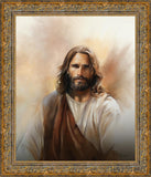 The Compassionate Christ Open Edition Canvas / 30 X 36 1/4 Gold 37 3/4 44 Art
