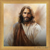 The Compassionate Christ Open Edition Print / 12 X Matte Gold 13 3/4 Art