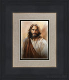 The Compassionate Christ Open Edition Print / 5 X 7 Black 12 3/4 14 Art