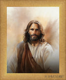 The Compassionate Christ Open Edition Print / 8 X 10 Matte Gold 9 3/4 11 Art