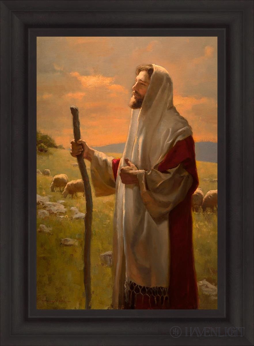 The Good Shepherd Open Edition Canvas / 20 X 30 Brown 27 3/4 37 Art