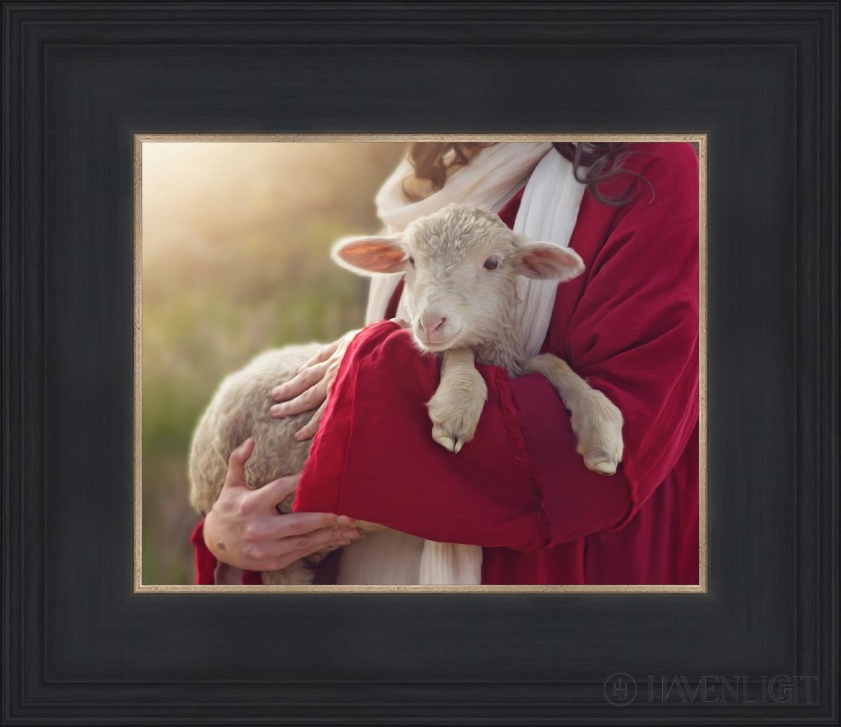The Good Shepherd Open Edition Print / 10 X 8 Black 14 3/4 12 Art