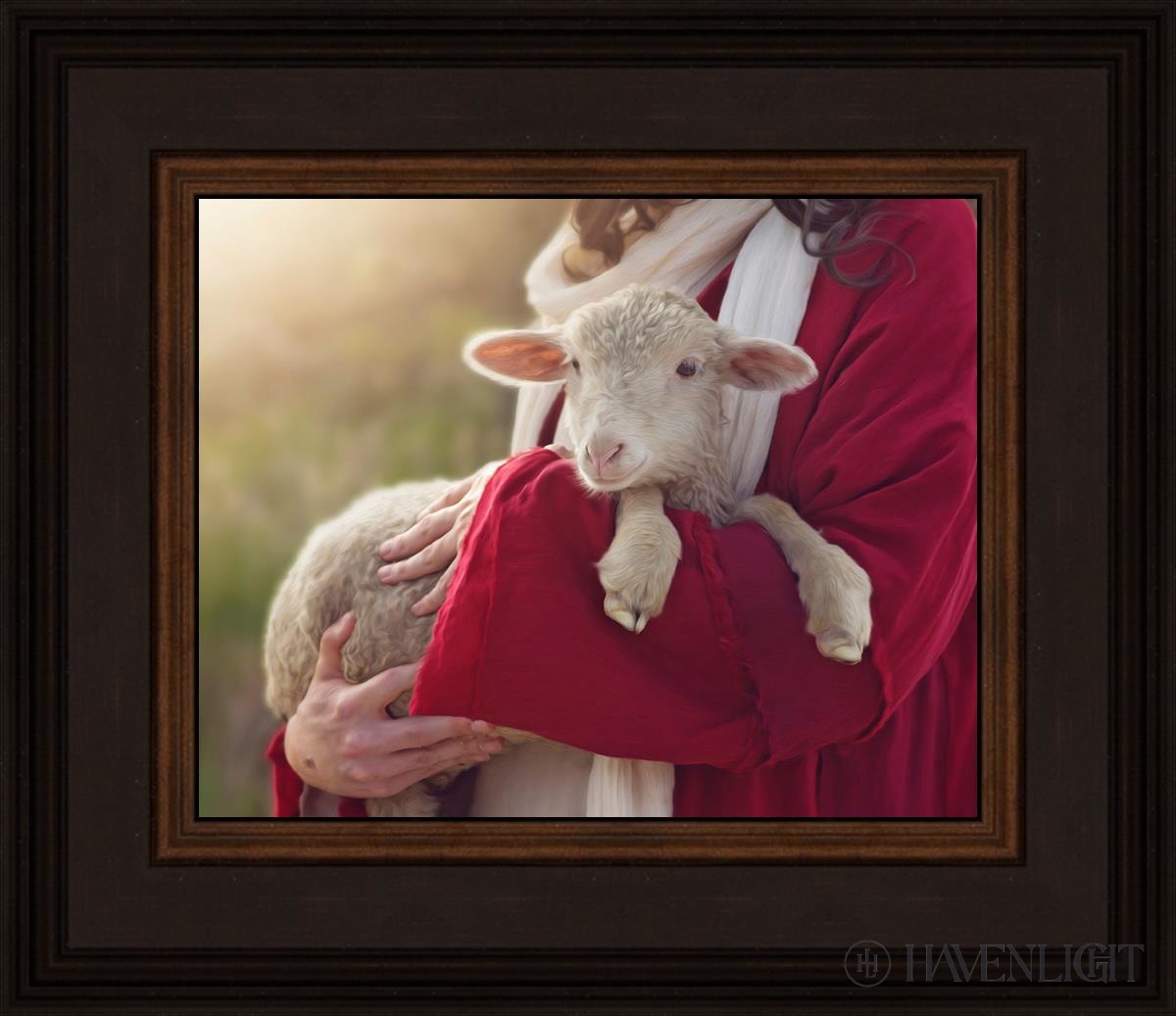 The Good Shepherd Open Edition Print / 10 X 8 Brown 14 3/4 12 Art