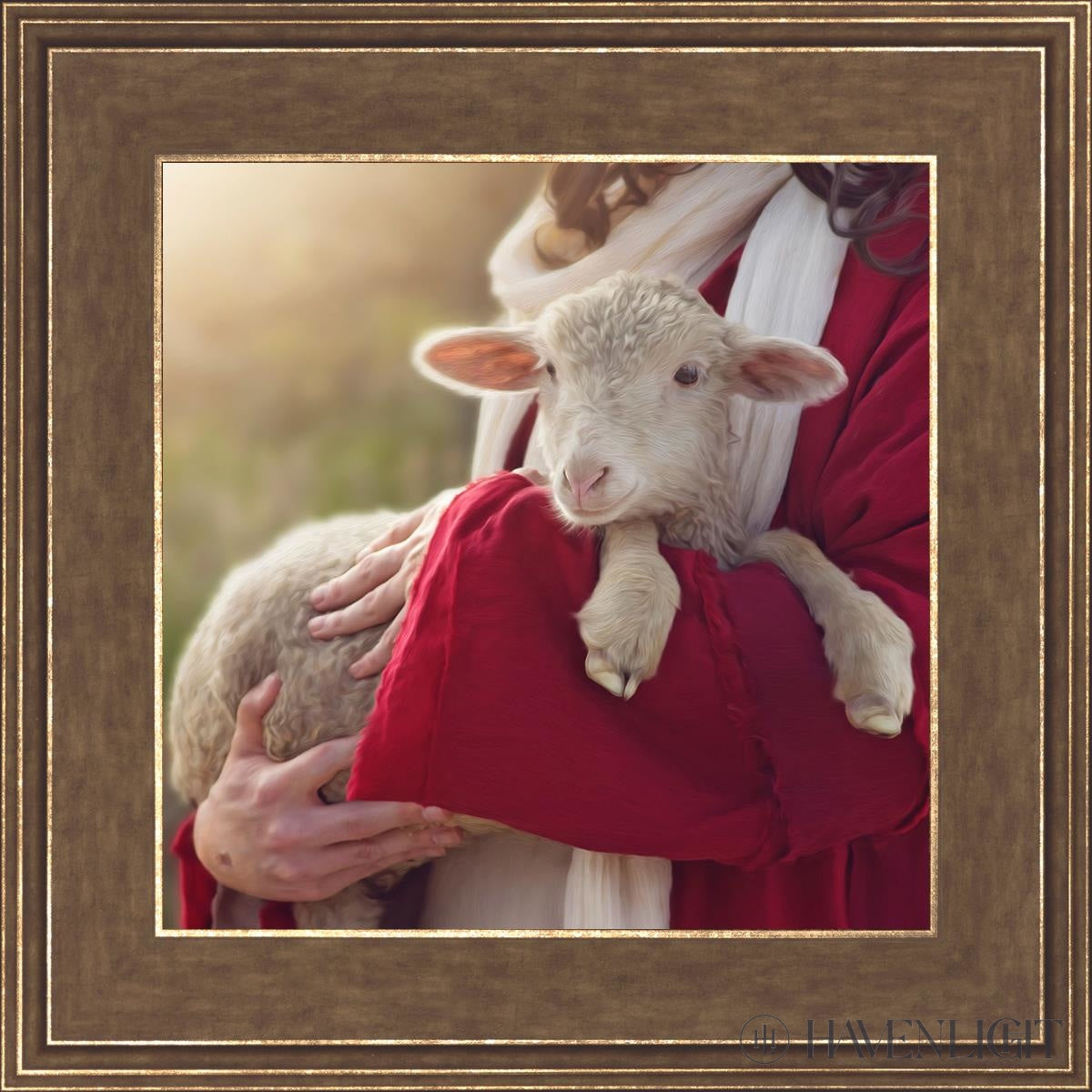 The Good Shepherd Open Edition Print / 12 X Gold 16 3/4 Art