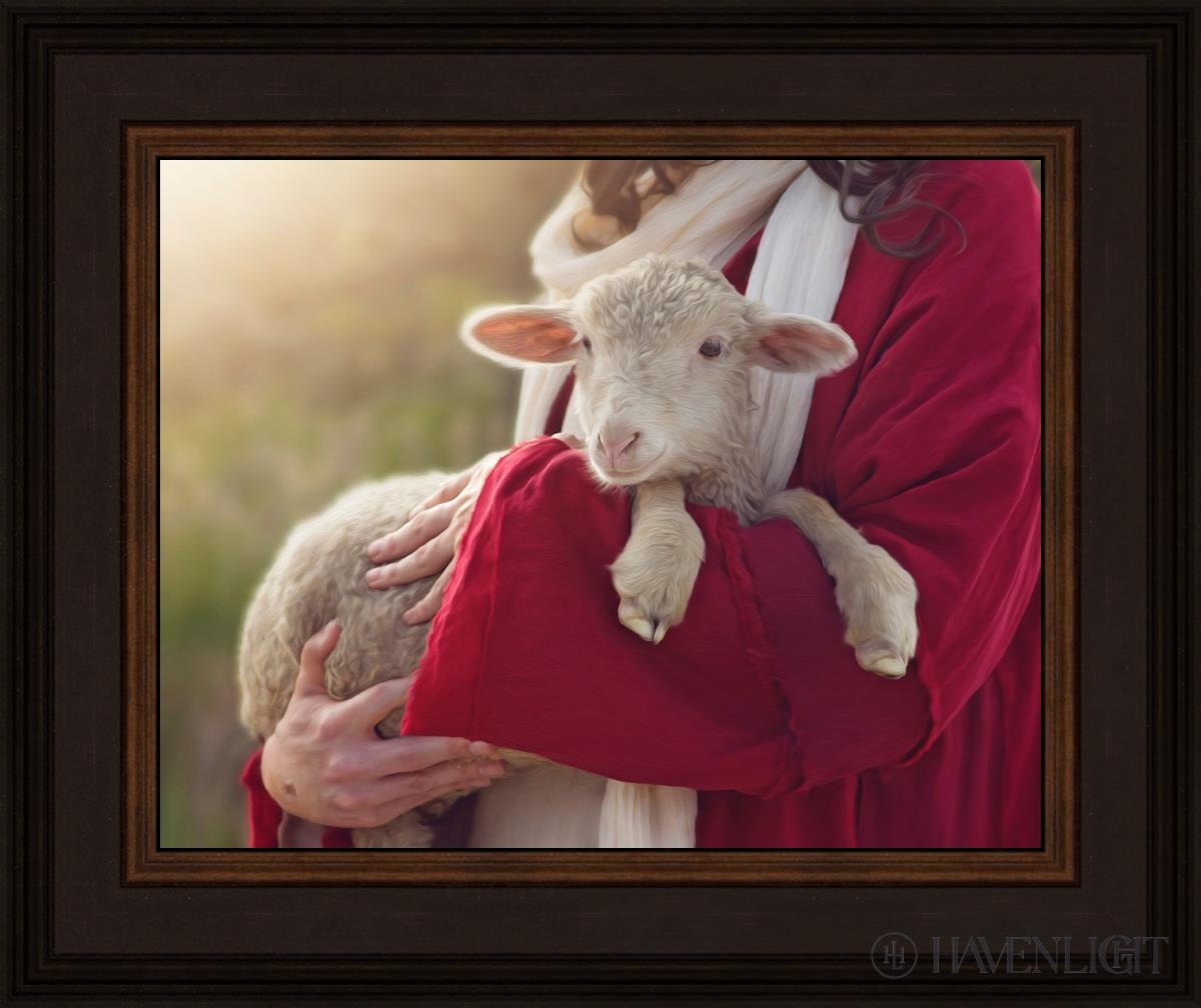 The Good Shepherd Open Edition Print / 14 X 11 Brown 18 3/4 15 Art