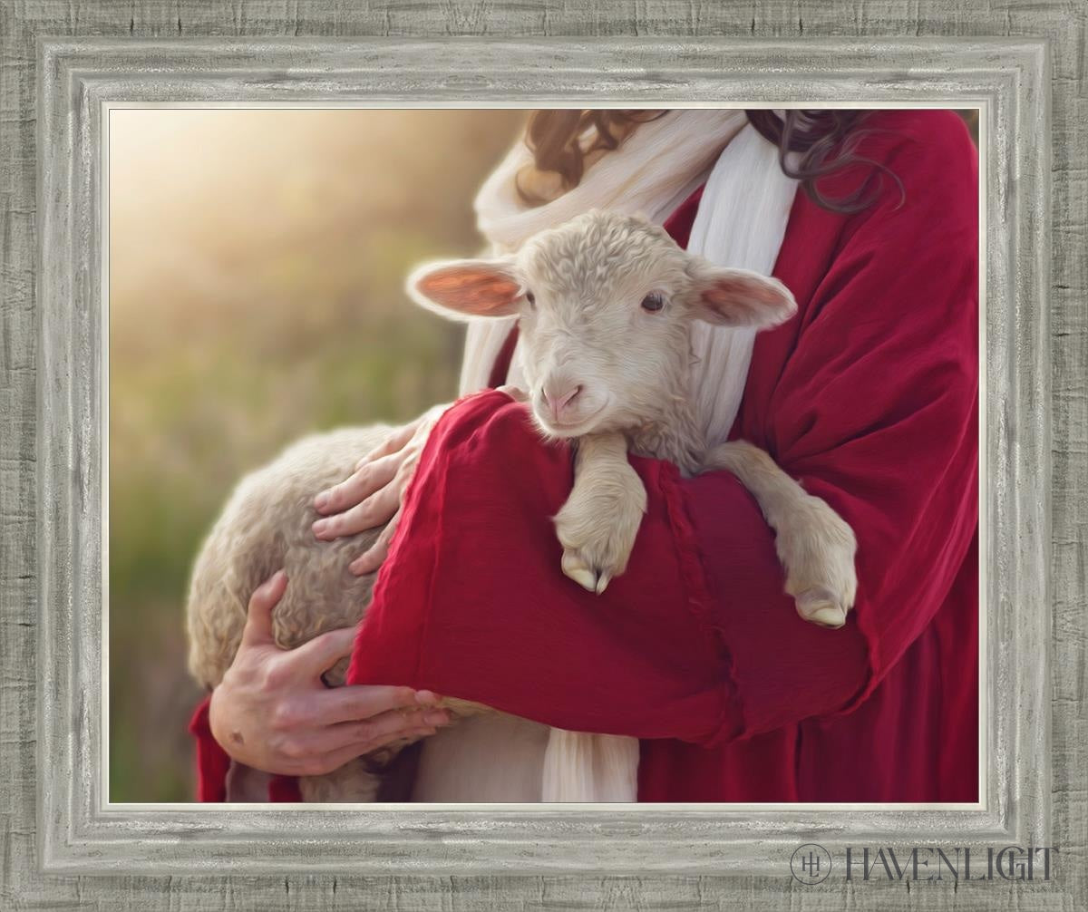 The Good Shepherd Open Edition Print / 20 X 16 Silver 24 3/4 Art