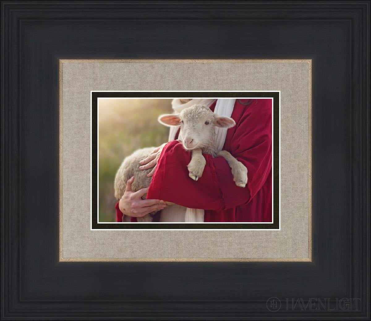 The Good Shepherd Open Edition Print / 7 X 5 Black 14 3/4 12 Art