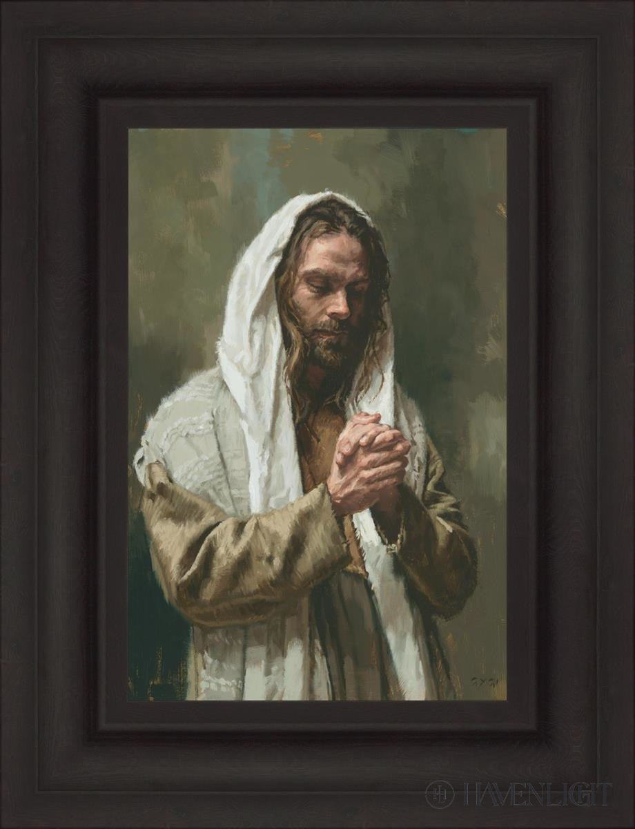 The Lords Prayer Open Edition Canvas / 12 X 18 Brown 19 3/4 25 Art