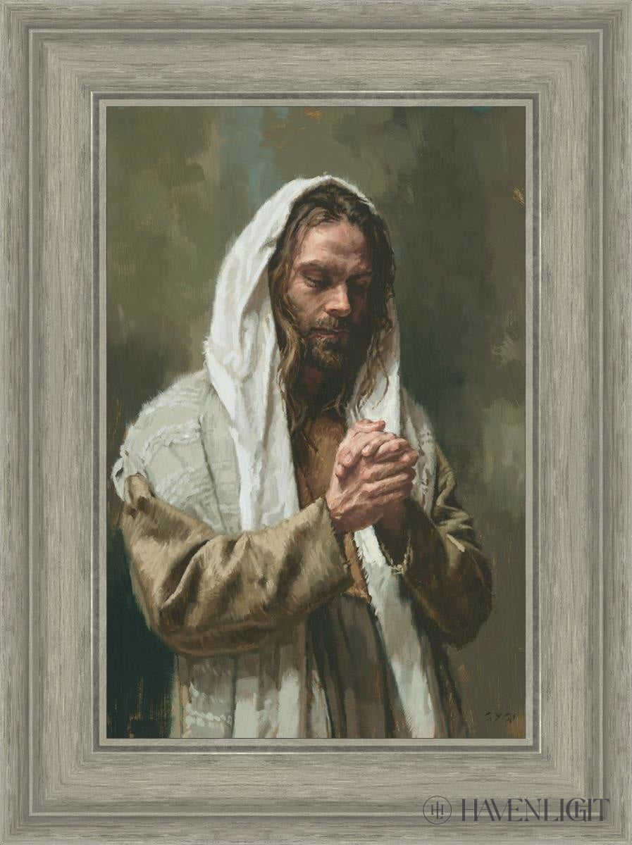The Lords Prayer Open Edition Canvas / 12 X 18 Gray 17 3/4 23 Art