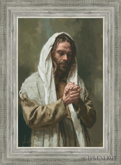 The Lords Prayer Open Edition Canvas / 12 X 18 Silver 16 3/4 22 Art