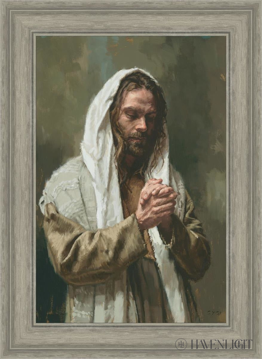 The Lords Prayer Open Edition Canvas / 16 X 24 Gray 21 3/4 29 Art