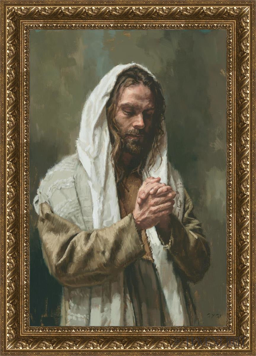 The Lords Prayer Open Edition Canvas / 20 X 30 Gold 25 3/4 35 Art