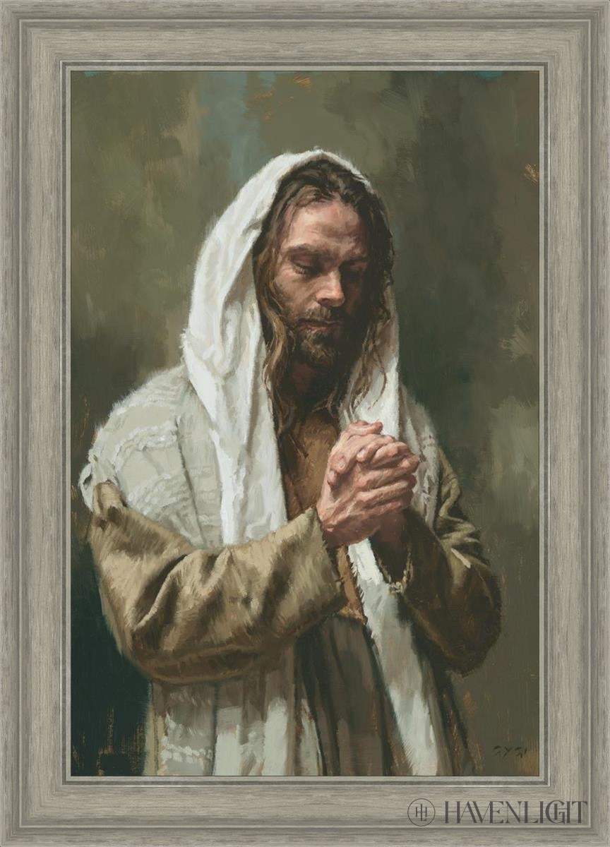 The Lords Prayer Open Edition Canvas / 20 X 30 Gray 25 3/4 35 Art