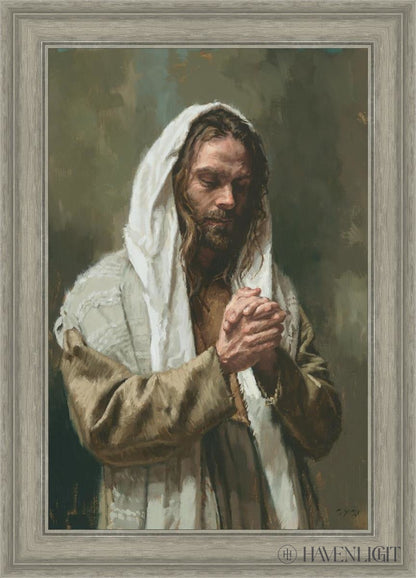 The Lords Prayer Open Edition Canvas / 20 X 30 Gray 25 3/4 35 Art
