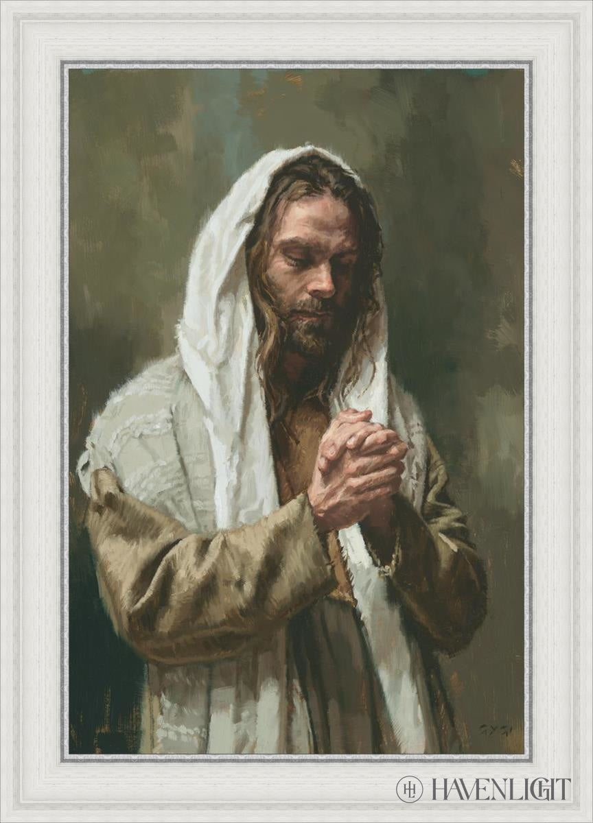 The Lords Prayer Open Edition Canvas / 20 X 30 White 25 3/4 35 Art