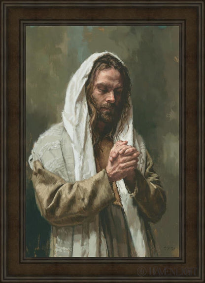 The Lords Prayer Open Edition Canvas / 24 X 36 Brown 31 3/4 43 Art
