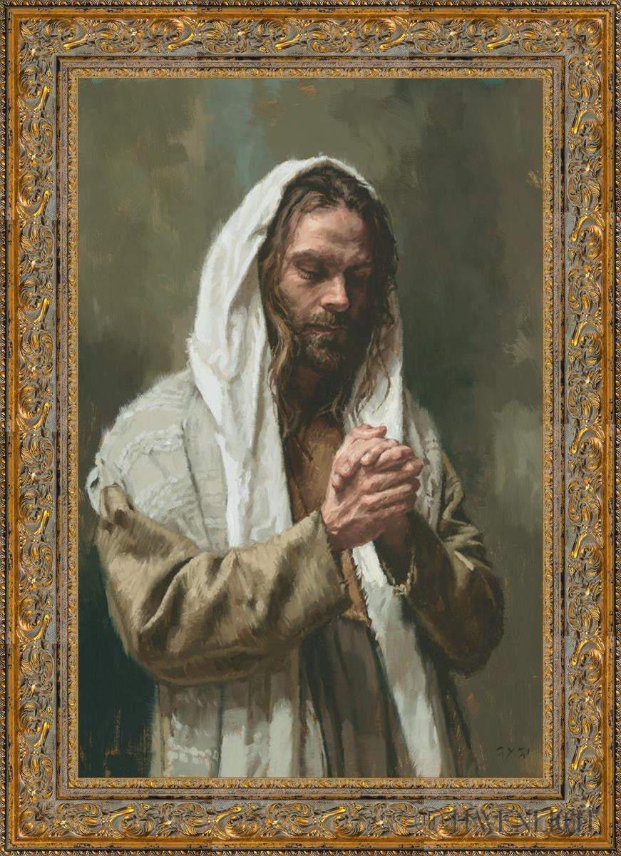 The Lords Prayer Open Edition Canvas / 24 X 36 Gold 31 3/4 43 Art