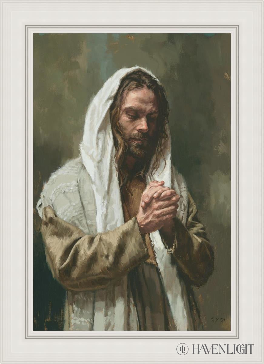 The Lords Prayer Open Edition Canvas / 24 X 36 White 31 3/4 43 Art