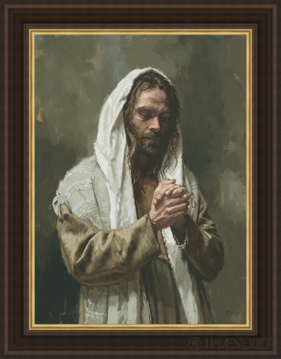 The Lords Prayer Open Edition Canvas / 33 X 45 Brown & Gold 43 1/2 55 Art