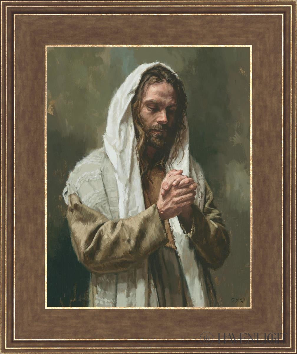 The Lords Prayer Open Edition Print / 11 X 14 Gold 15 3/4 18 Art