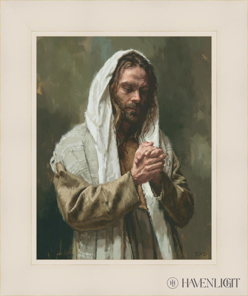 The Lords Prayer Open Edition Print / 11 X 14 White 15 1/4 18 Art