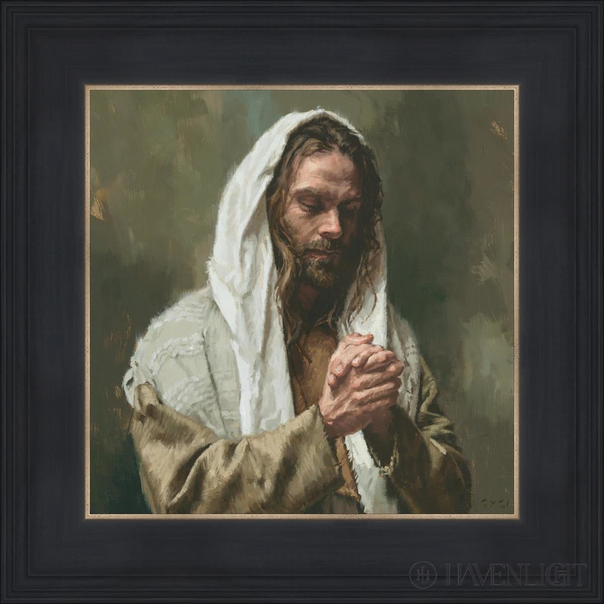 The Lords Prayer Open Edition Print / 12 X Black 16 3/4 Art