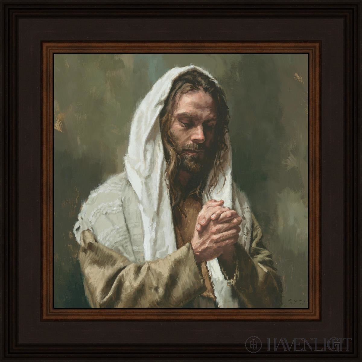 The Lords Prayer Open Edition Print / 12 X Brown 16 3/4 Art