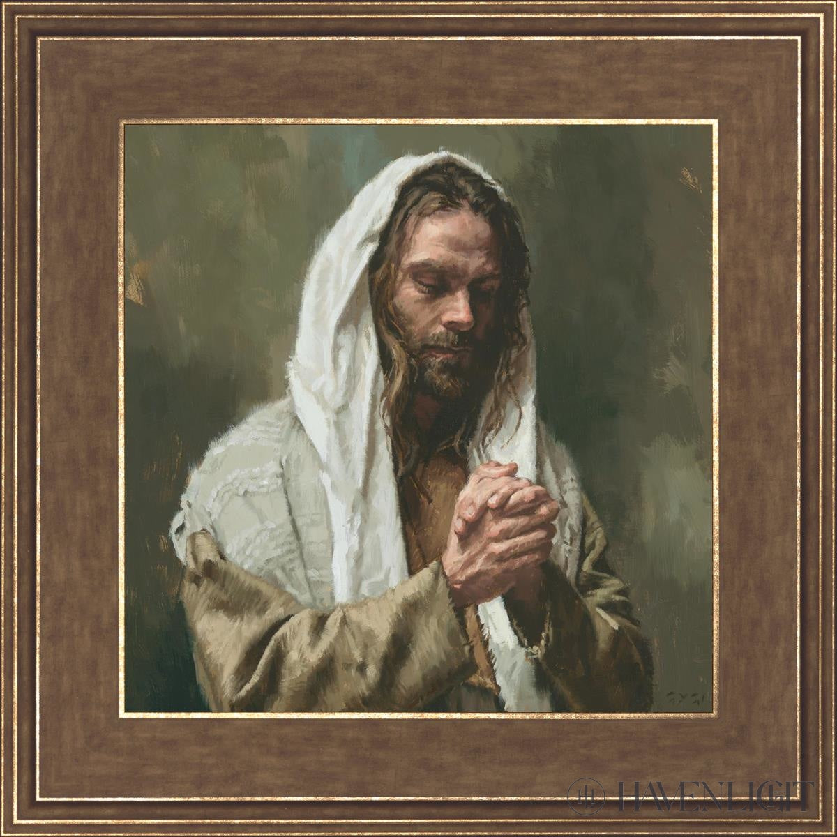 The Lords Prayer Open Edition Print / 12 X Gold 16 3/4 Art