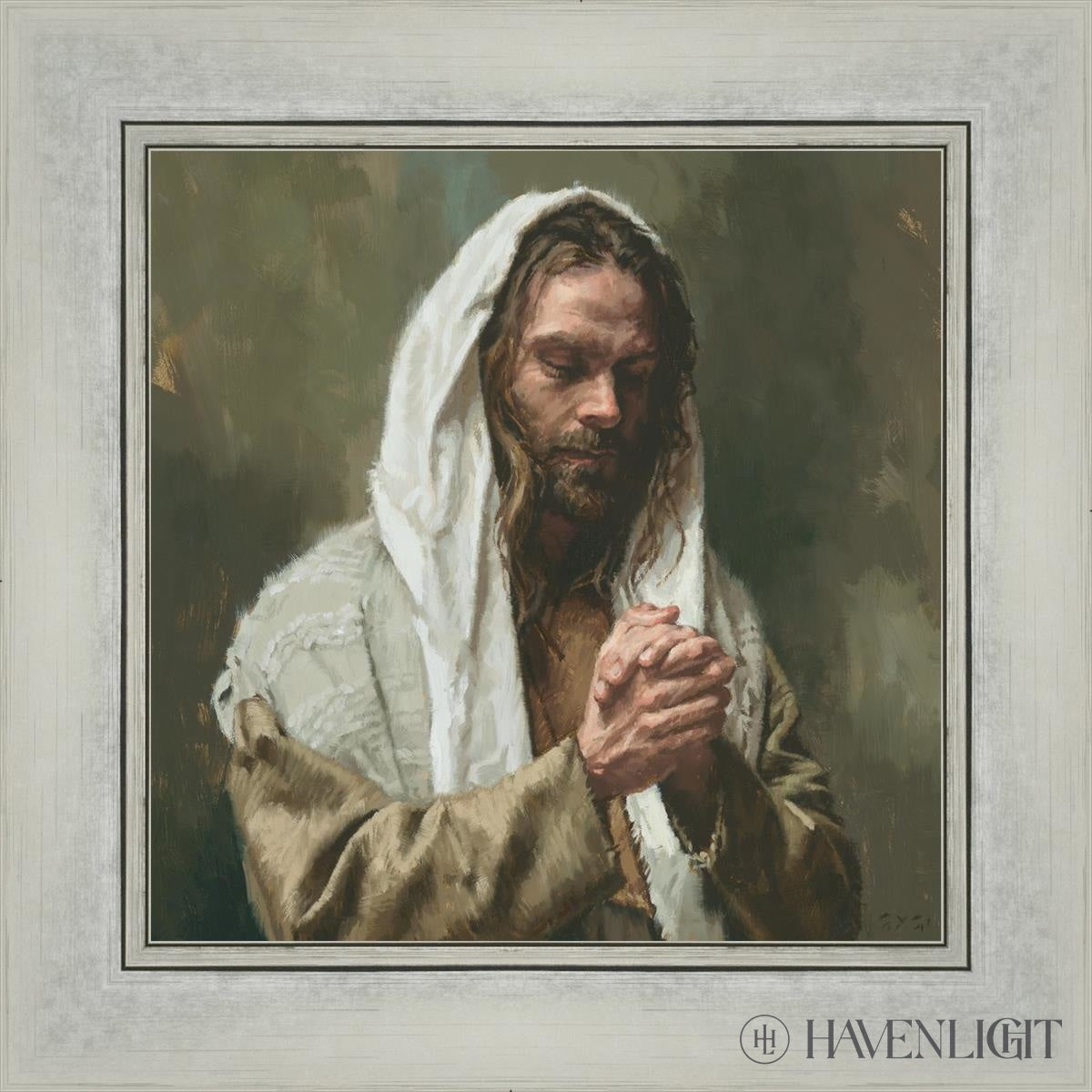 The Lords Prayer Open Edition Print / 12 X Silver 16 1/4 Art