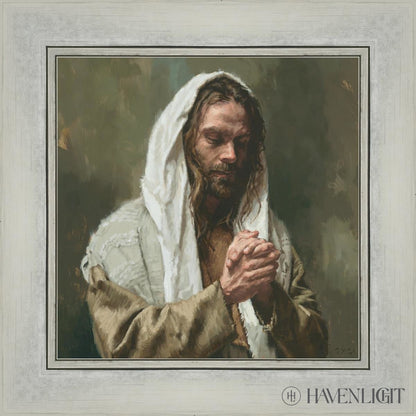 The Lords Prayer Open Edition Print / 12 X Silver 16 1/4 Art