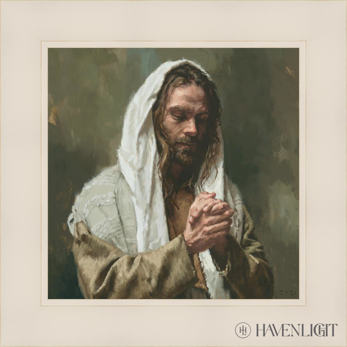 The Lords Prayer Open Edition Print / 12 X White 16 1/4 Art