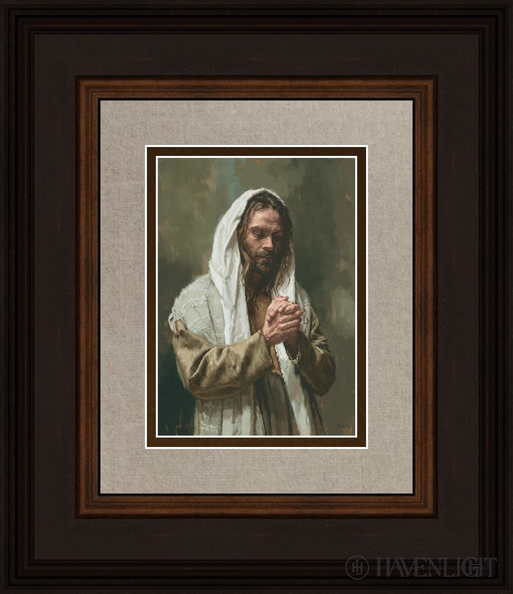 The Lords Prayer Open Edition Print / 5 X 7 Brown 12 3/4 14 Art
