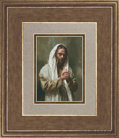 The Lords Prayer Open Edition Print / 5 X 7 Gold 12 3/4 14 Art