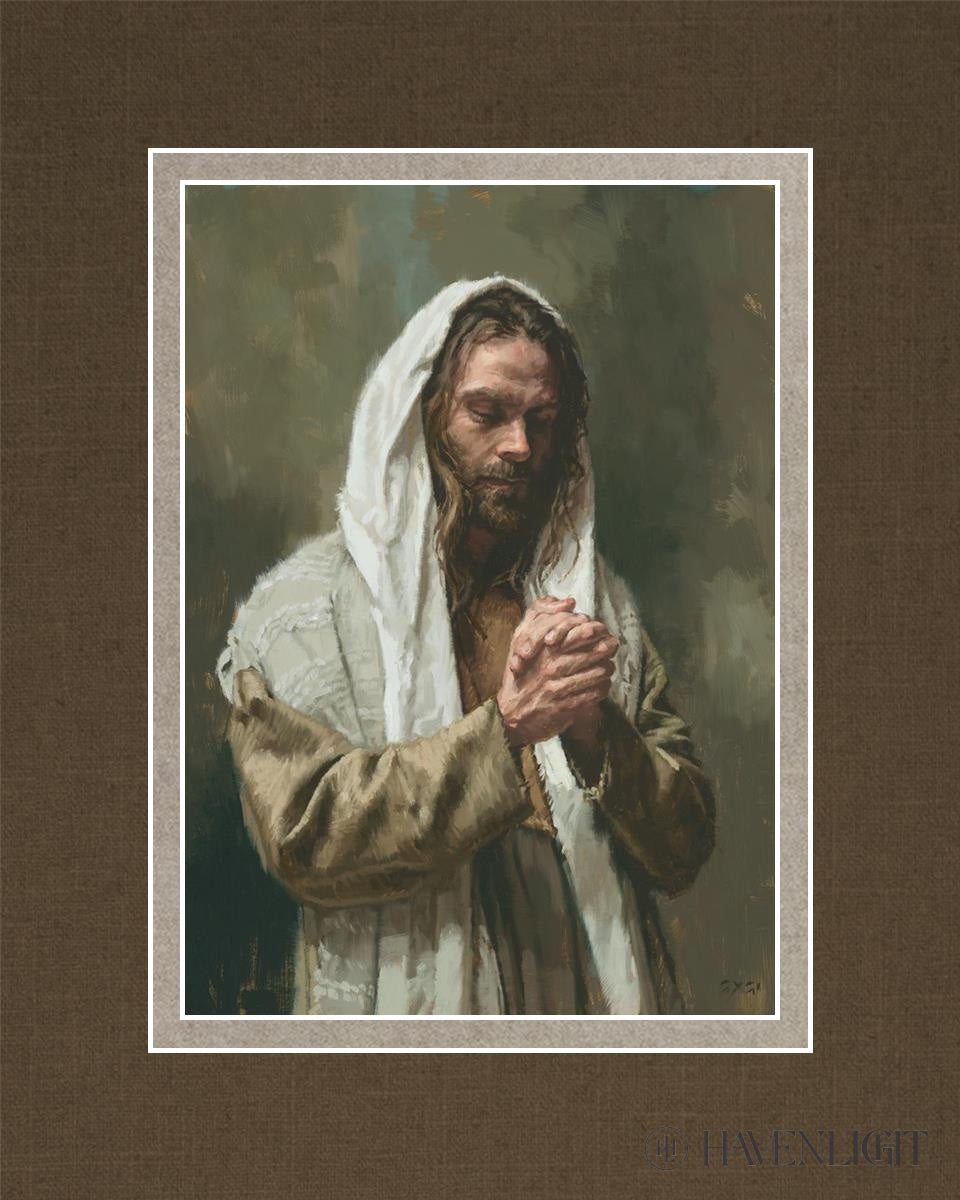 The Lords Prayer Open Edition Print / 5 X 7 Matted To 8 10 Art
